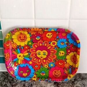 Sourpuss Halloween Tin Tray New 💀💀💀🎃🎃🎃